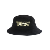 Reflective Logo Bucket Hat (Black)